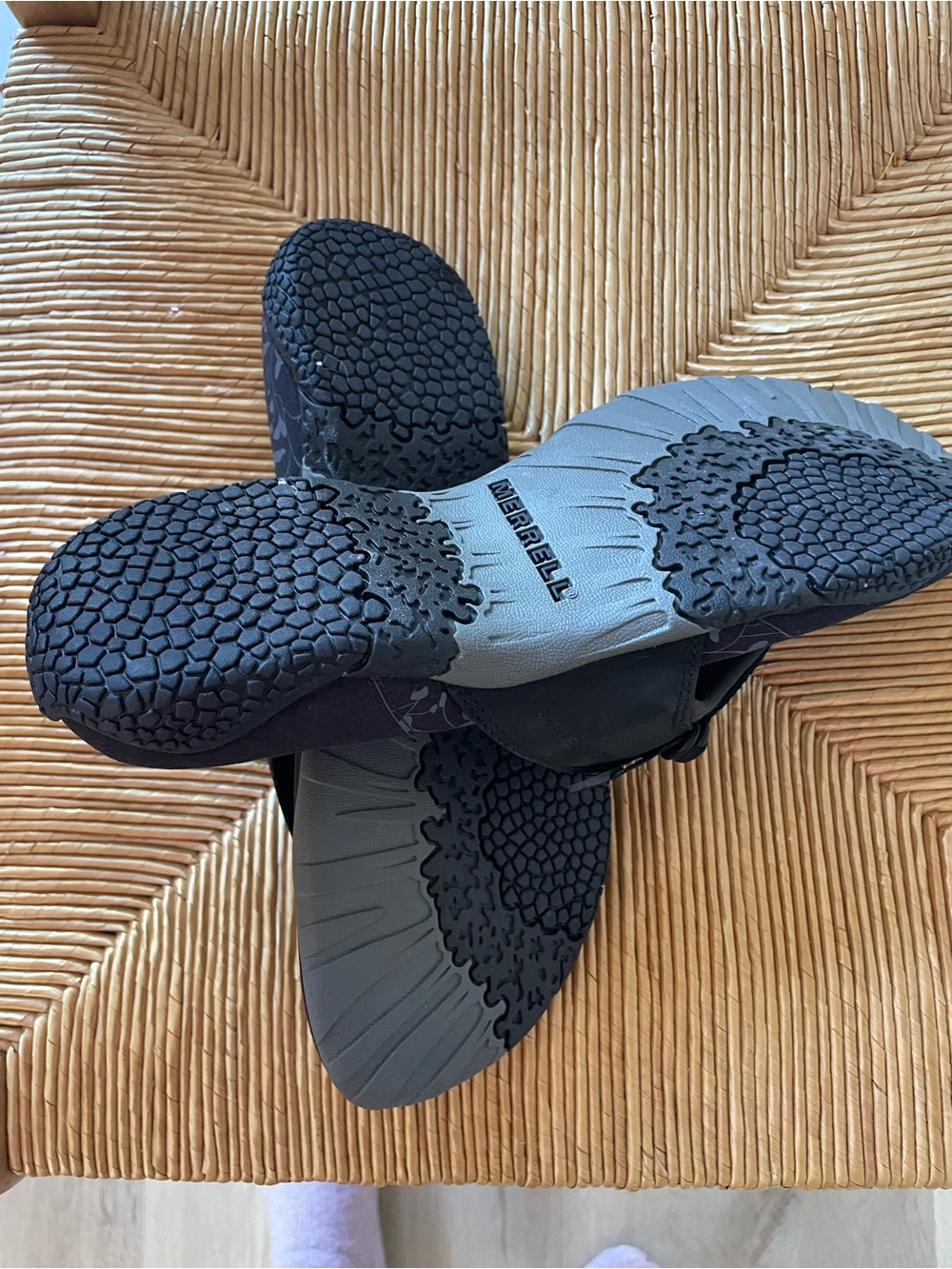Merrell Terran Post II Thong Sandals Senise Black Gray Womens 8 UK 6 EU 39 - Picture 3 of 15